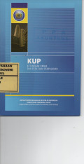K U P : Ketentuan Umum dan Tata Cara Perpajakan