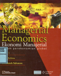Managerial Economics : Ekonomi Manajerial ; Dalam Perekonomian Global Buku 1 Edisi kelima